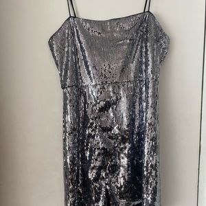 Glittery, sparkley, mini dress